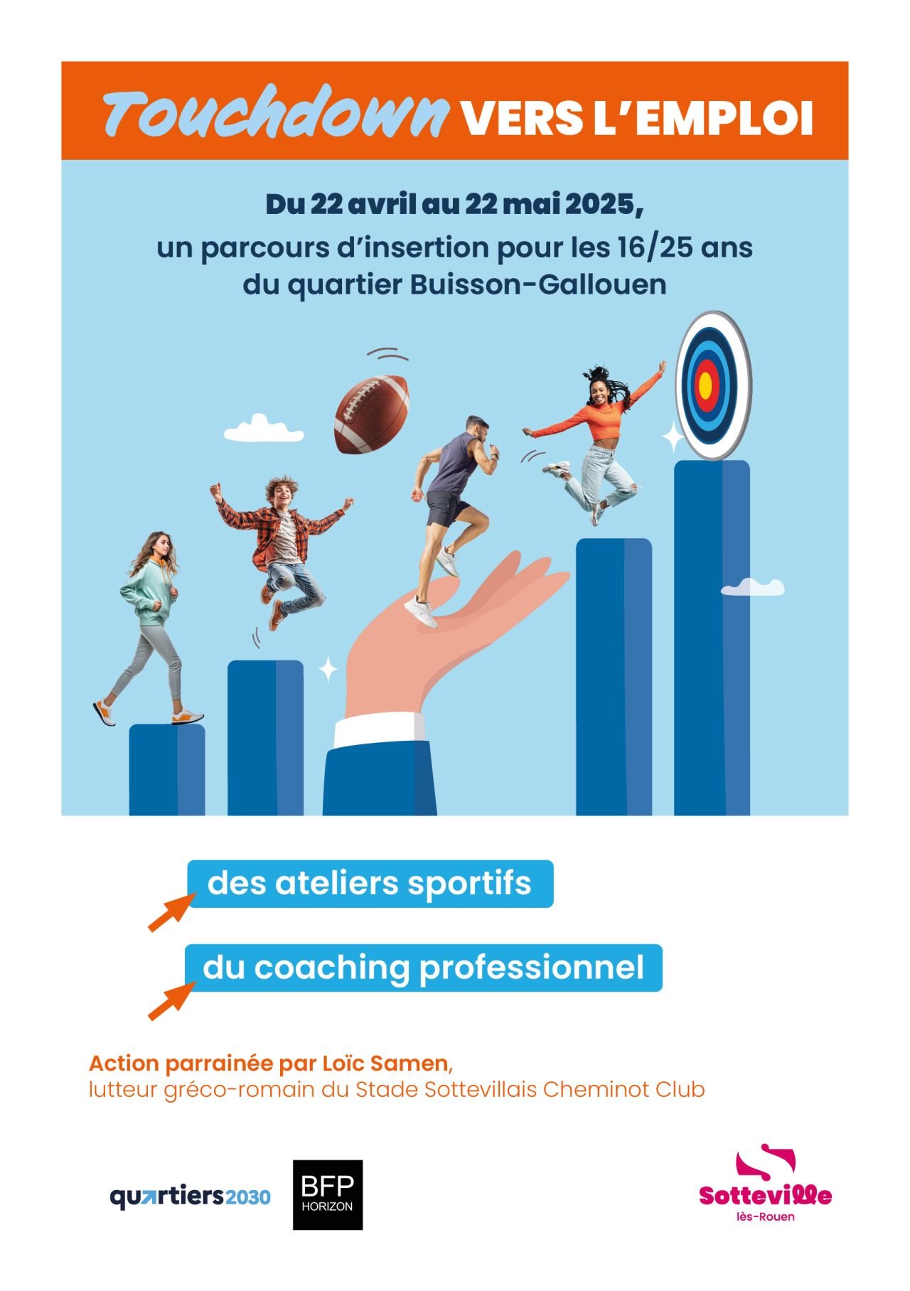 Flyer Touchdown vers l’emploi