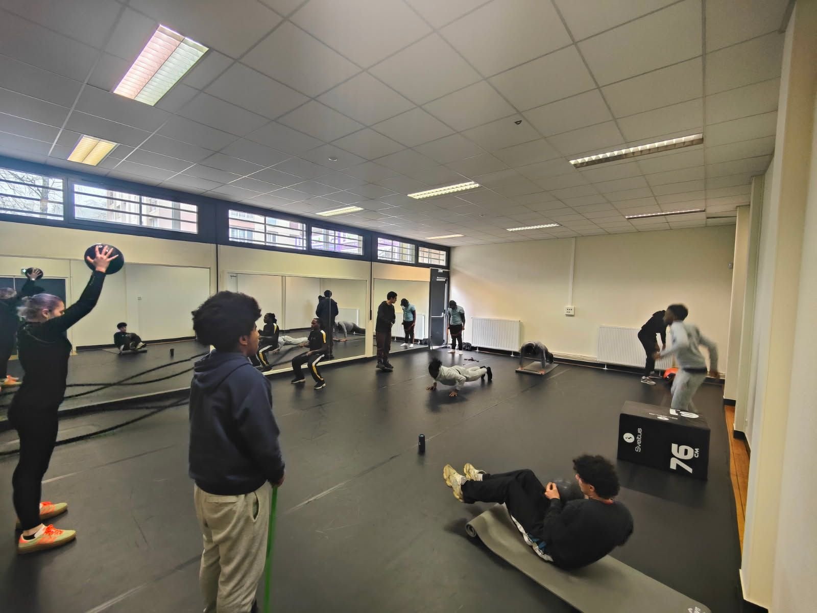 Séance sportive encadrée